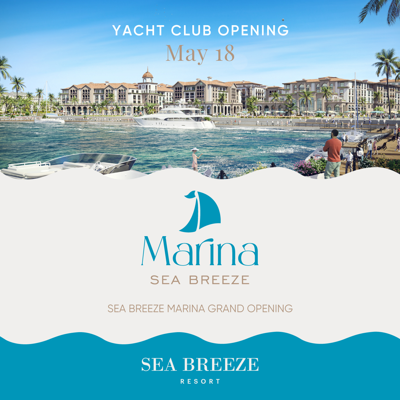 Открытие яхт-клуба Sea Breeze Marina