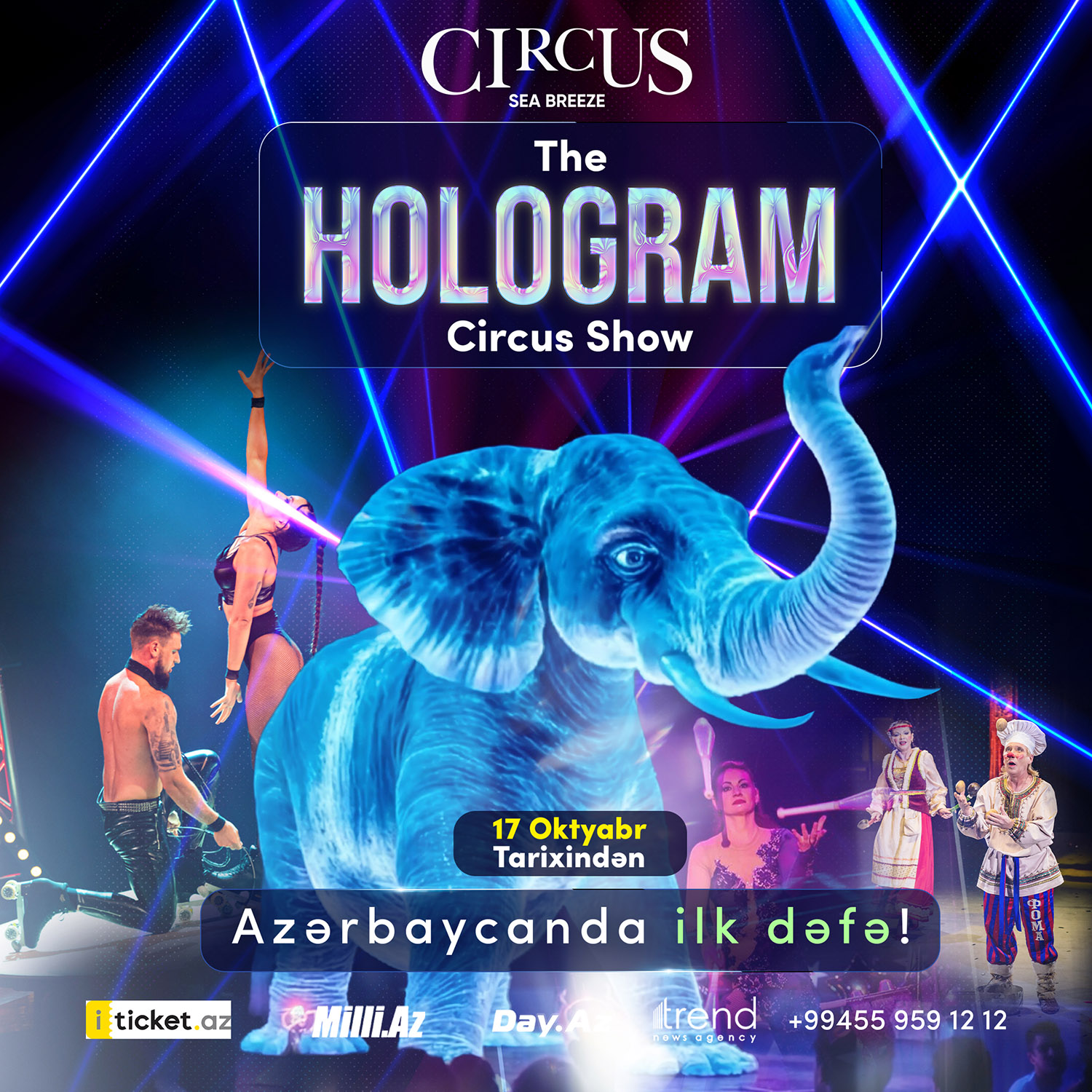 Hologram Show Circus Is Currently Premiering at Sea Breeze